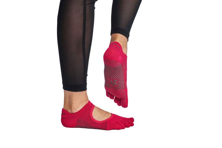 Nedrseče nogavičke na prste ROZA (odprti model)