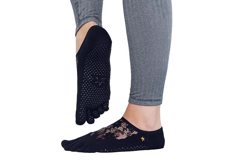 Nedrseče nogavičke na prste ČIPKA